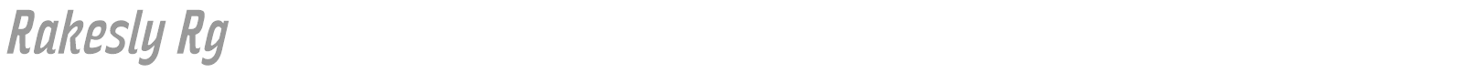 Rakesly font preview